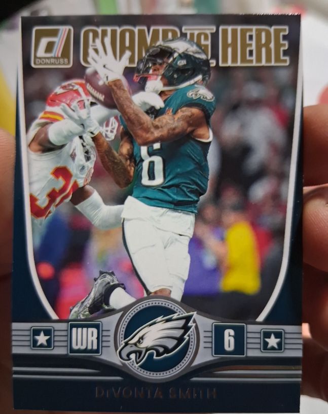 2025 Donruss Champ Is Here #CIH-DSH DeVonta Smith — front