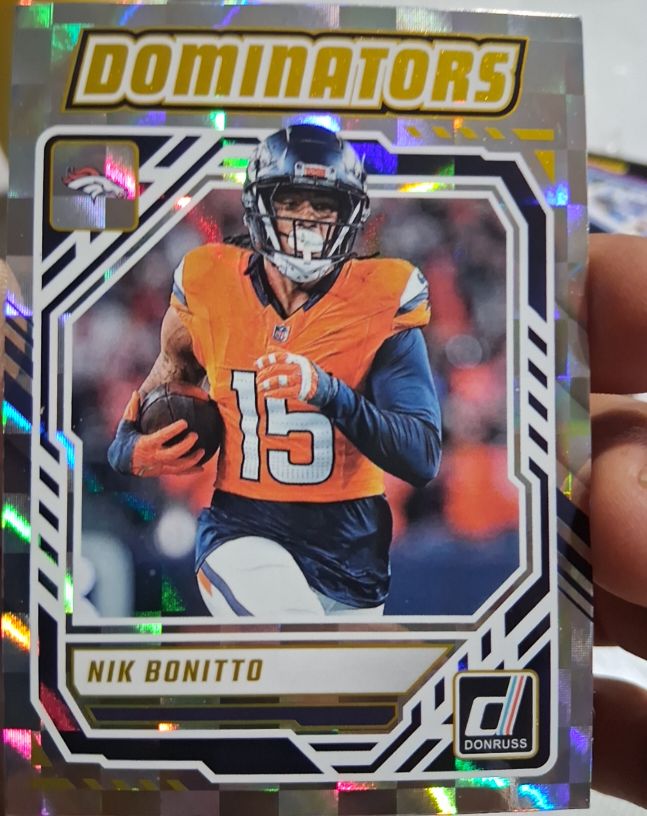 2025 Donruss Dominators #DOM-NBO Nik Bonitto — front