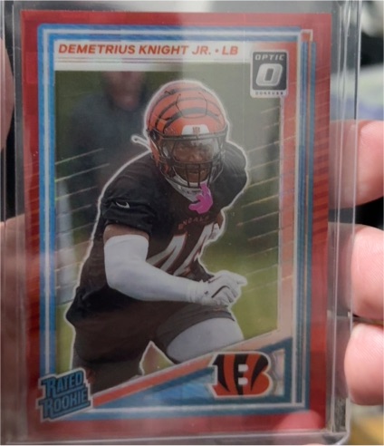2025 Donruss Optic #385 Demetrius Knight Jr. — front
