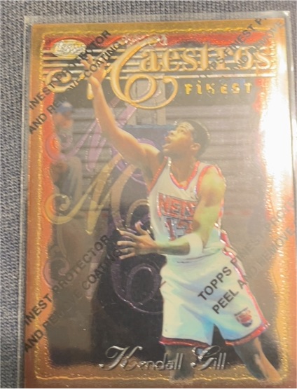 1996-97 Topps Finest #67 Kendall Gill — front