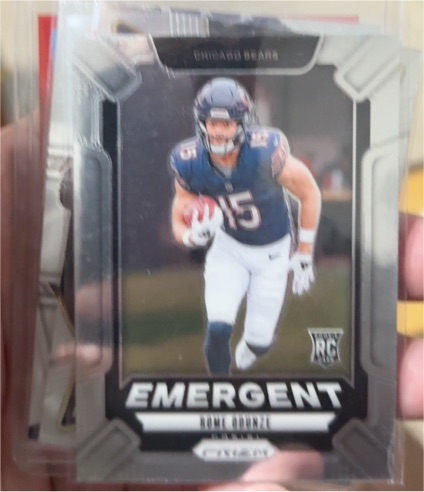 2024 Panini Prizm #1 Caleb Williams Emergent Rookie — front