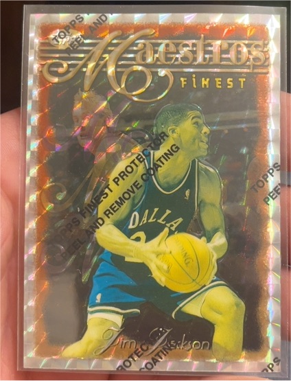 1996-97 Topps Finest #101 Jim Jackson — front