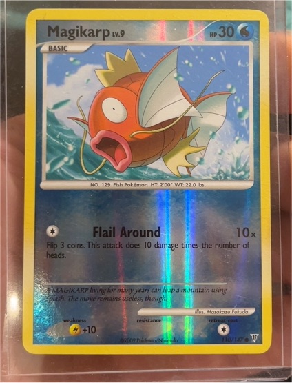 2009 Pokémon Supreme Victors #110 Magikarp Lv.9 — front