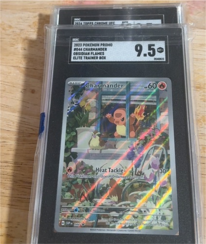2023 Pokemon SVP #044 Charmander Obsidian Flames Elite Trainer Box Promo — front