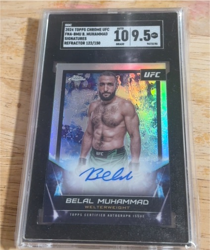 2024 Topps Chrome UFC #FNA-BMU Belal Muhammad — front