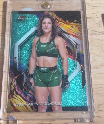2024 Topps Finest UFC #112 Maria Godinez Gonzalez — front