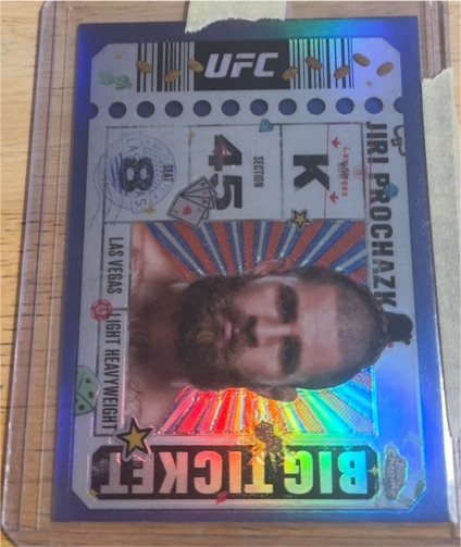 2025 Topps Chrome UFC #BTT-9 Jiri Prochazka Big Ticket — front