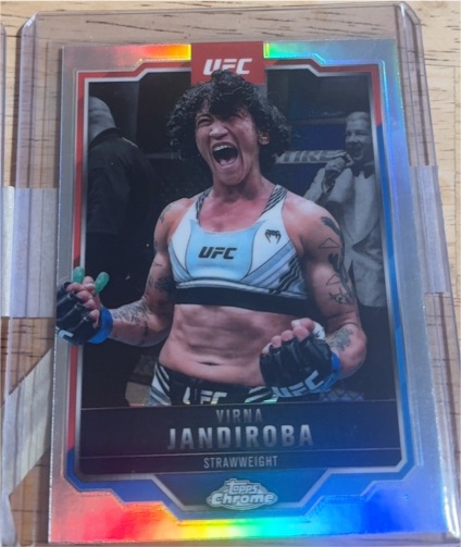 2025 Topps Chrome UFC #123 Virna Jandiroba — front