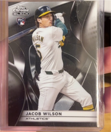 2025 Topps Chrome Black #62 Jacob Wilson — front
