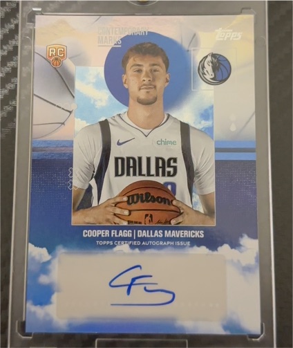 2025-26 Topps Contemporary Marks #CM-CF Cooper Flagg — front