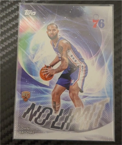 2025-26 Topps Basketball #NL-35 Johni Broome No Limit Rookie — front