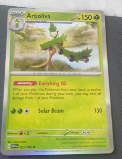 2023 Pokémon Scarlet & Violet #023 Arboliva — front