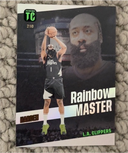 2023-24 Panini Top Class Rainbow Master #210 James Harden — front