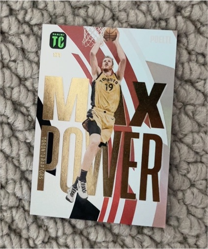 2023-24 Panini Top Class #171 Jakob Poeltl Max Power — front