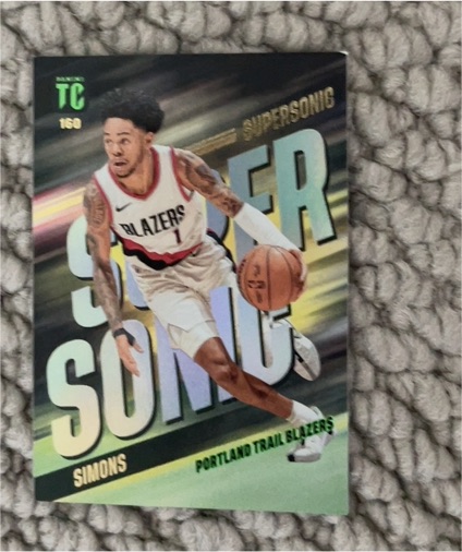 2023-24 Panini Top Class Supersonic #160 Anfernee Simons — front