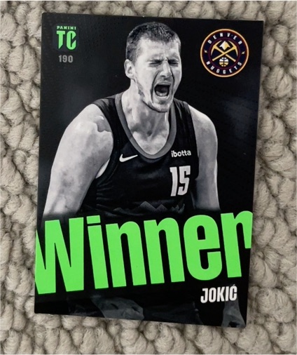 2023-24 Panini Top Class Winner #190 Nikola Jokic — front