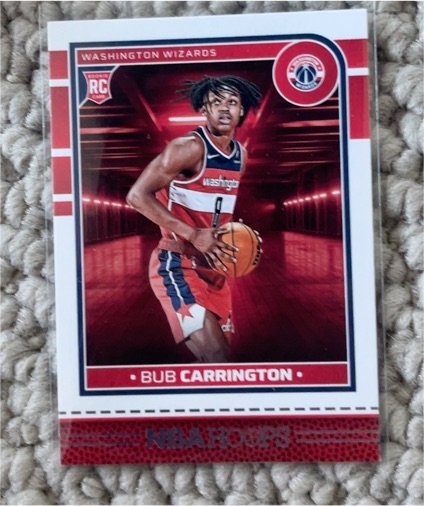2024-25 Panini NBA Hoops #244 Bub Carrington — front