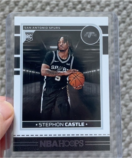 2024-25 Panini NBA Hoops #234 Stephon Castle — front