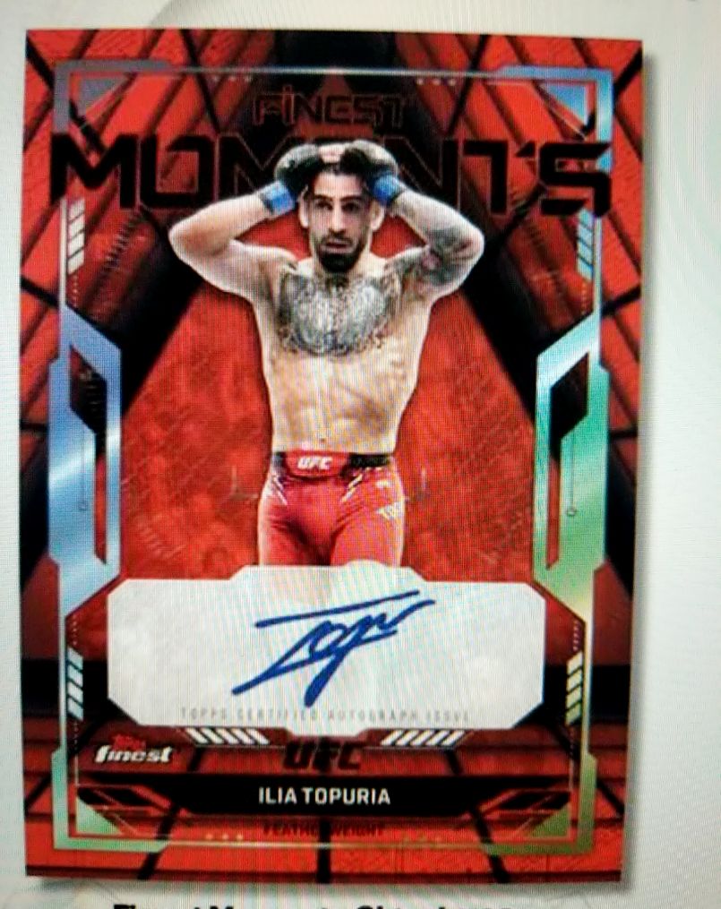 2024 Panini UFC Finest #Ilia Topuria — front