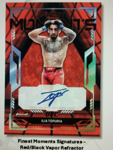 2023 Panini Prizm UFC Finest Moments Signatures Ilia Topuria — front