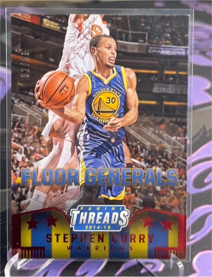 2014-15 Panini Threads #15 Stephen Curry Floor Generals — front