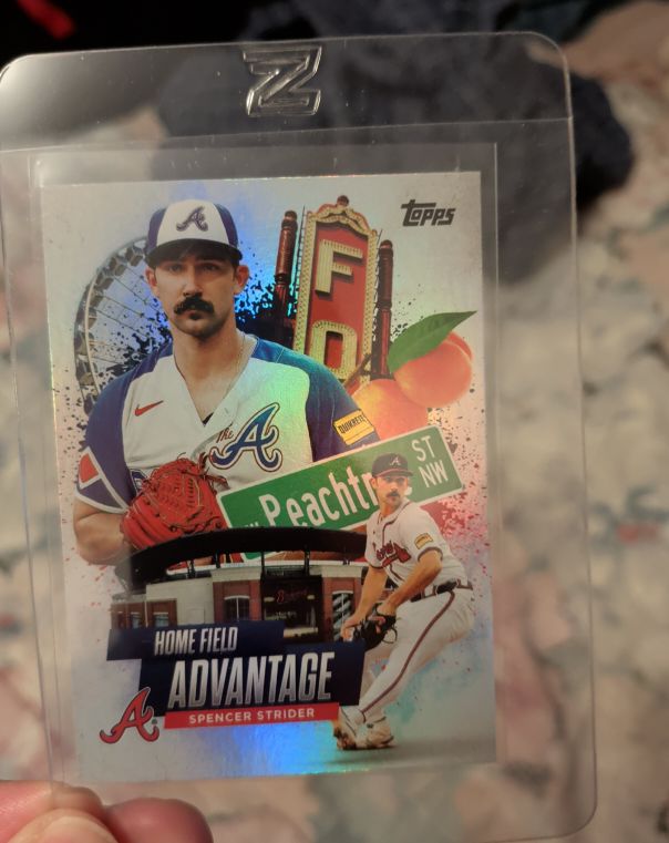 2025 Topps Series 2 #HA-23 Spencer Strider Home Field Advantage — front