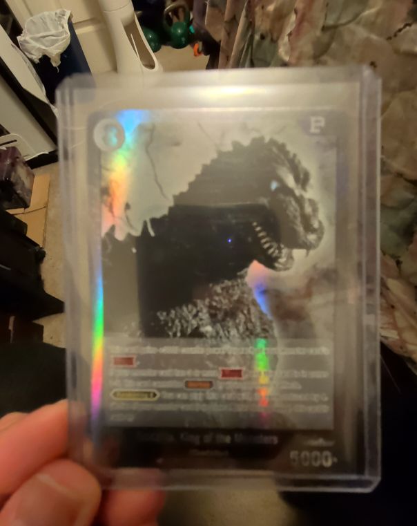 2025 Godzilla Card Game EBP01-075 SR Godzilla, King of the Monsters — front