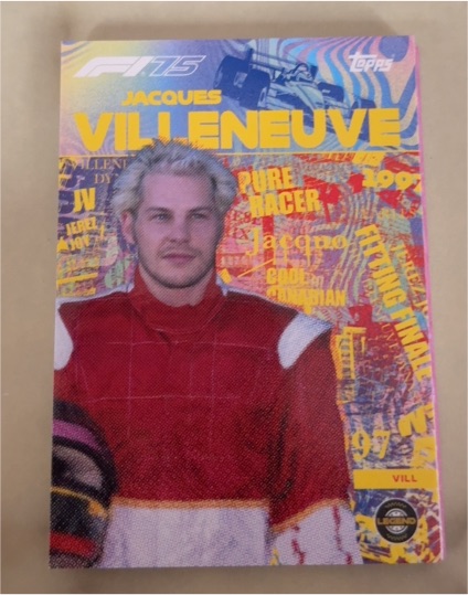 2025 Topps Turbo Attax F1 Jacques Villeneuve Legend — front