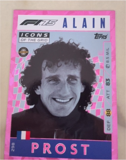 2025 Topps Turbo Attax #298 Alain Prost — front