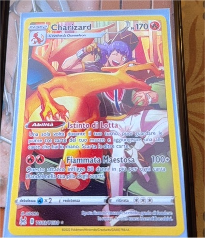 2022 Pokémon Sword & Shield Lost Origin #TG03 Charizard — front