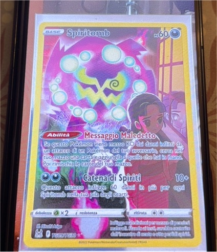 2022 Pokemon Lost Origin Trainer Gallery #TG09 Spiritomb — front