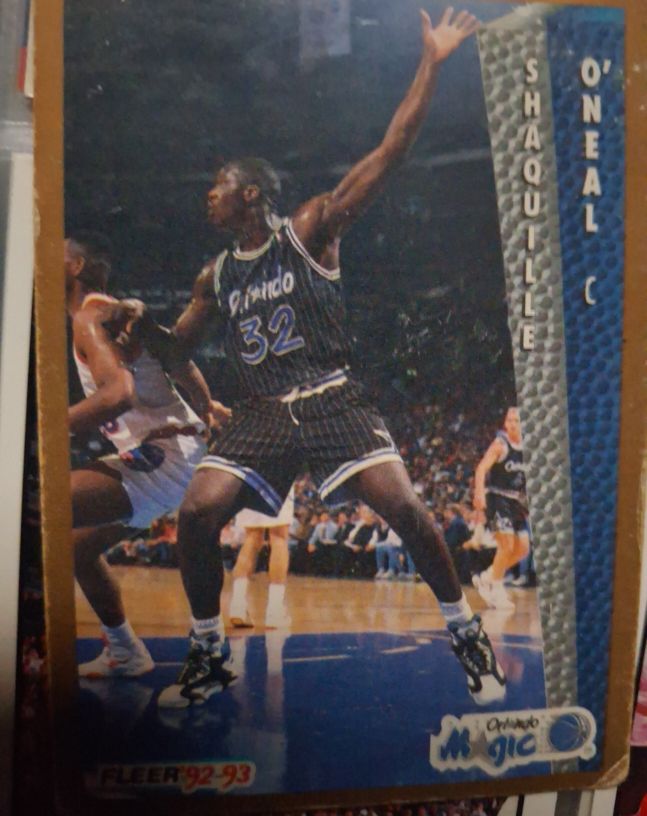 1992-93 Fleer #401 Shaquille O'Neal — front