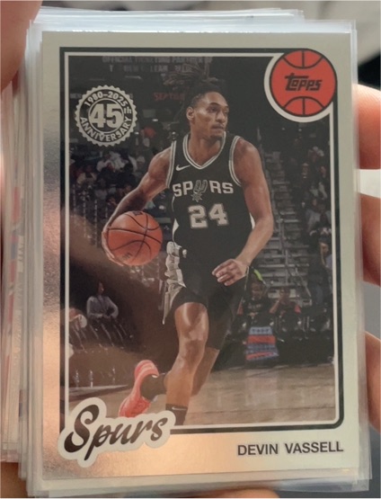 2025-26 Topps 1980-81 Topps #80BK-7 Devin Vassell — front