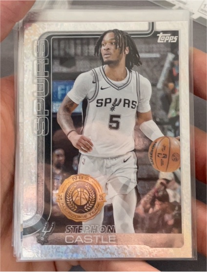 2025-26 Topps #197 Stephon Castle — front