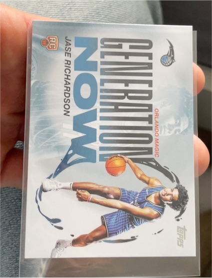 2025-26 Topps Basketball #GN-25 Jase Richardson Generation Now Rookie — front
