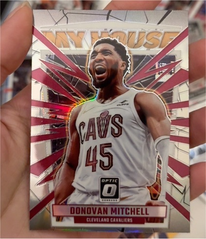 2023-24 Panini Donruss Optic #13 Donovan Mitchell — front