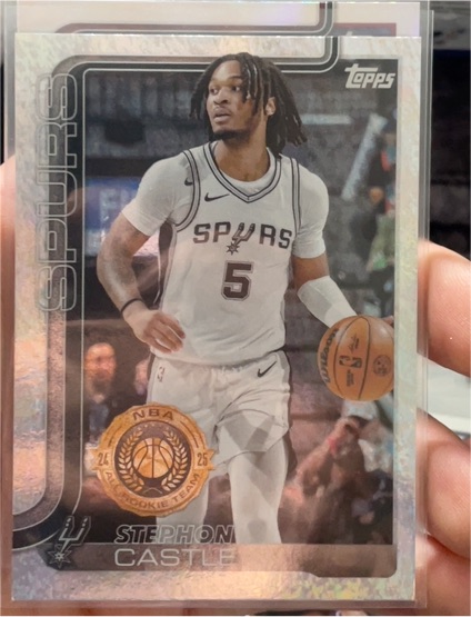 2025-26 Topps #197 Stephon Castle — front