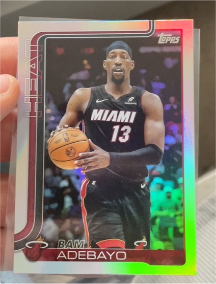 2025-26 Topps #75 Bam Adebayo — front