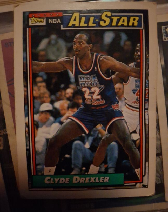 1992-93 Topps All-Star #102 Clyde Drexler — front