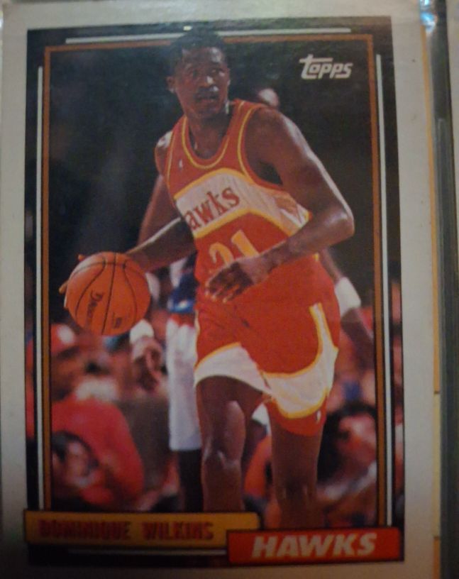 1992-93 Topps #35 Dominique Wilkins — front