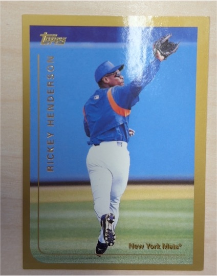 1999 Topps #277 Rickey Henderson New York Mets — front