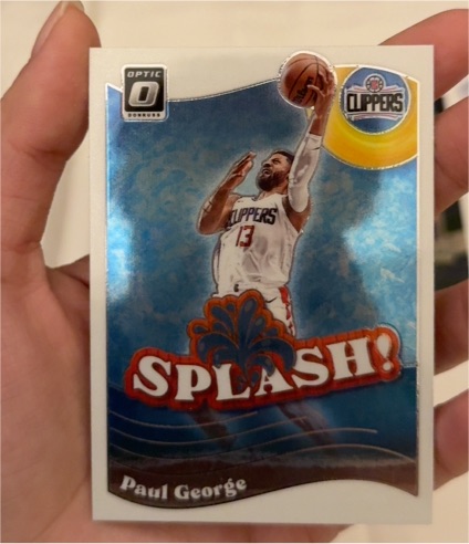 2023-24 Panini Donruss Optic #7 Paul George Splash! — front