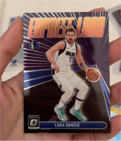 2023-24 Panini Donruss Optic #13 Luka Dončić Express Lane — front