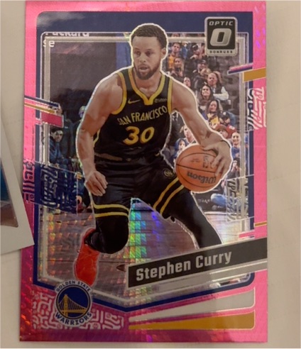 2023-24 Panini Donruss Optic #198 Stephen Curry — front