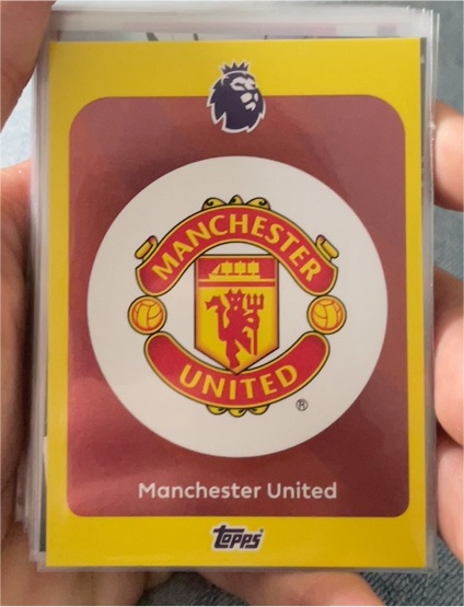 2025-26 Topps Premier League #199 Manchester United Team Badge — front