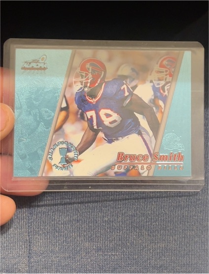 1998 Pacific Aurora Championship Fever #3 Bruce Smith — front