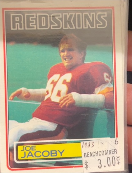 1983 Topps #190 Joe Jacoby — front