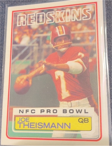 1983 Topps #199 Joe Theismann — front