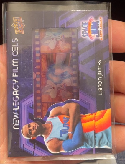 2021 Upper Deck Space Jam New Legacy Film Cels #FC-27 LeBron James — front