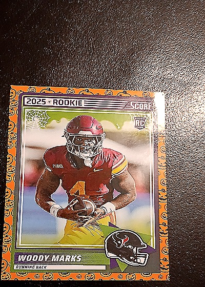 2025 Panini Score A Treat #Woody Marks Rookie — front